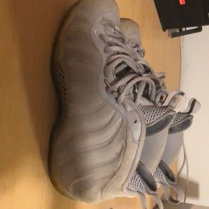 Wolf Grey Foamposite shoe